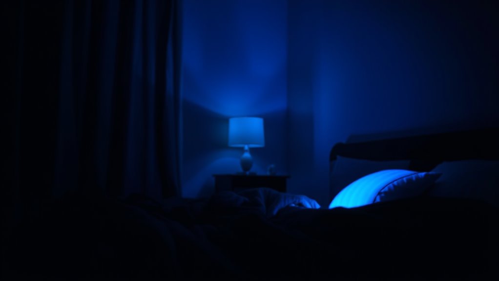 limit blue light exposure