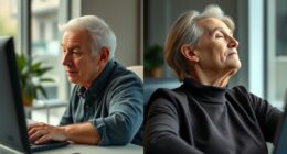 sitting ageing shortened time