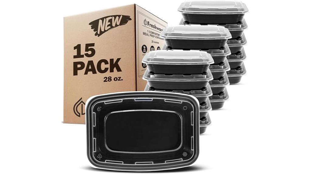 15 pack bpa free containers
