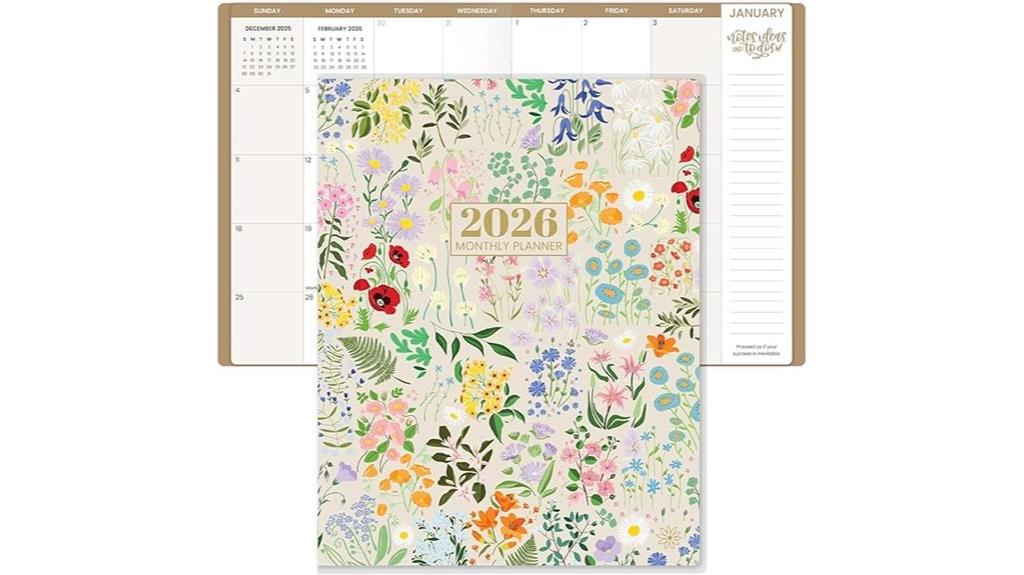 2026 monthly planner calendar
