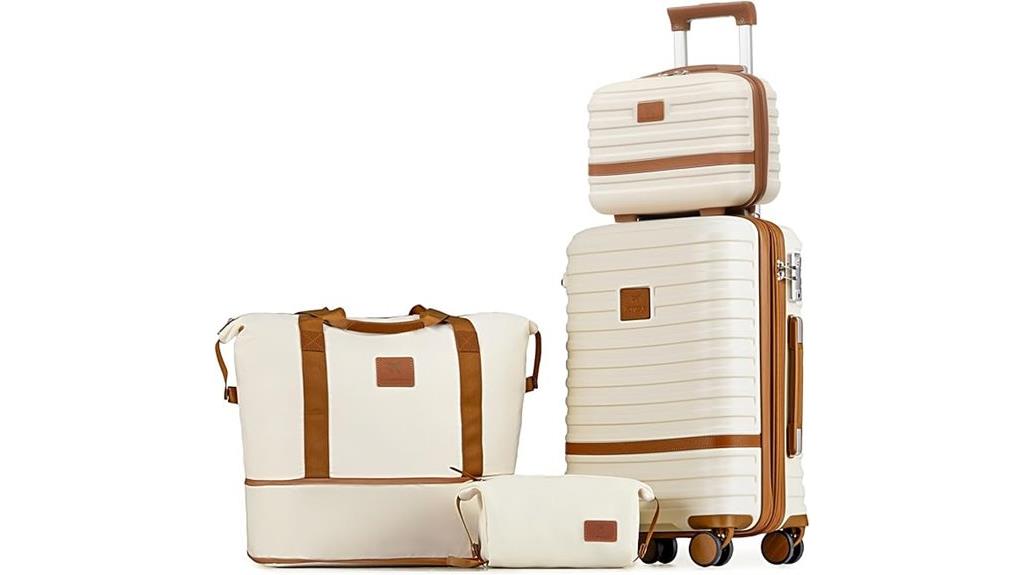 20 inch expandable spinner luggage