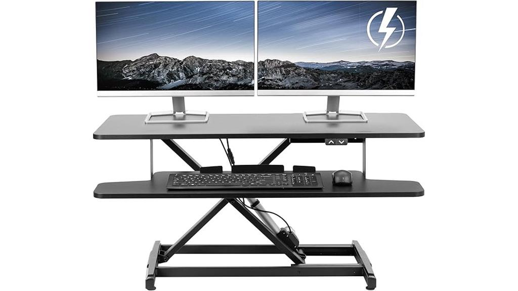 36 inch electric desk converter