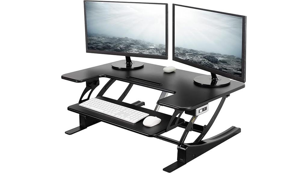 36 inch electric desk converter