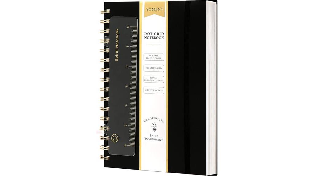 a5 bullet dot notebook