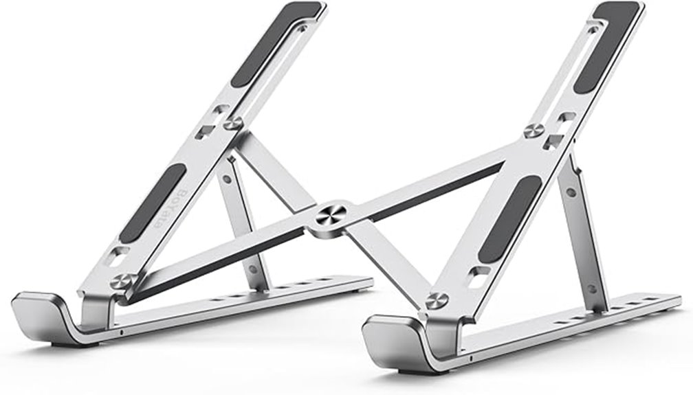 adjustable aluminum laptop riser