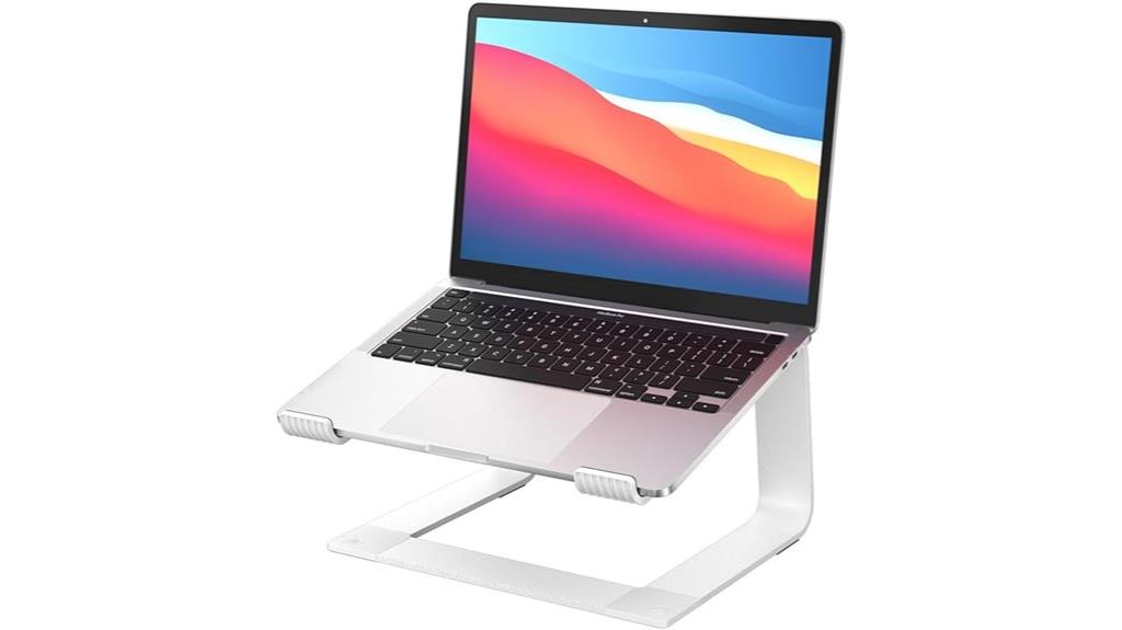 adjustable aluminum laptop riser