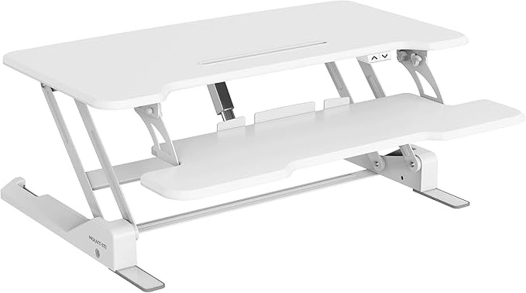 adjustable electric desk converter
