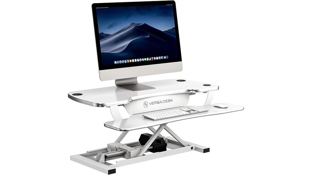 adjustable electric desk riser