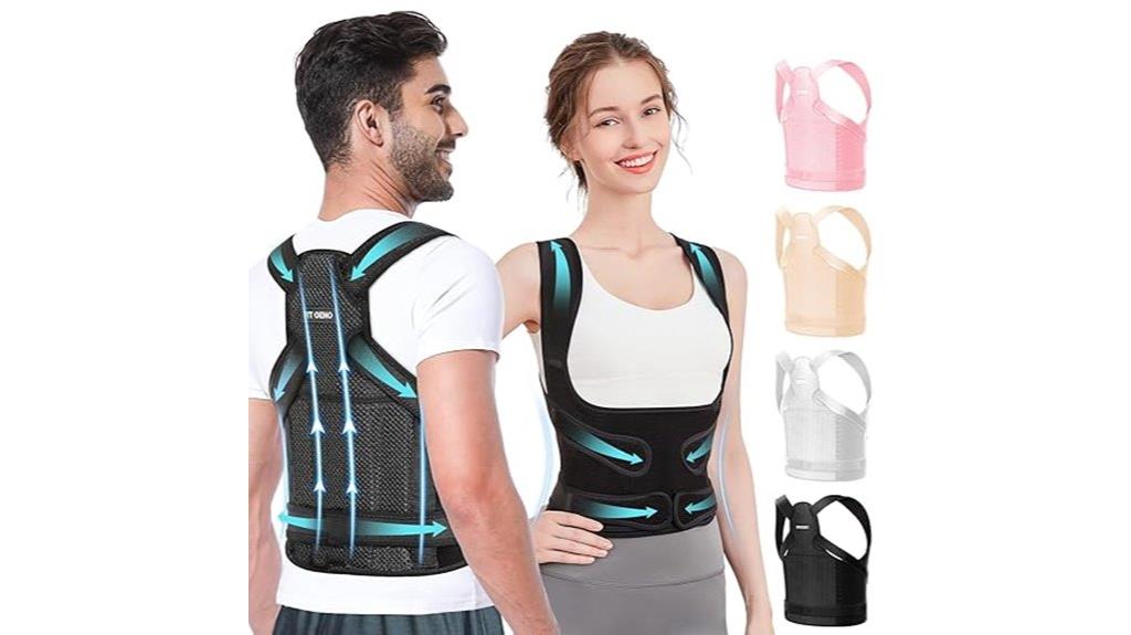 adjustable posture back support