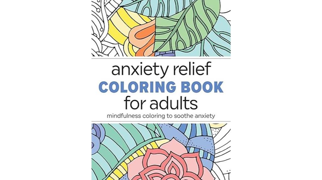 adult anxiety relief coloring