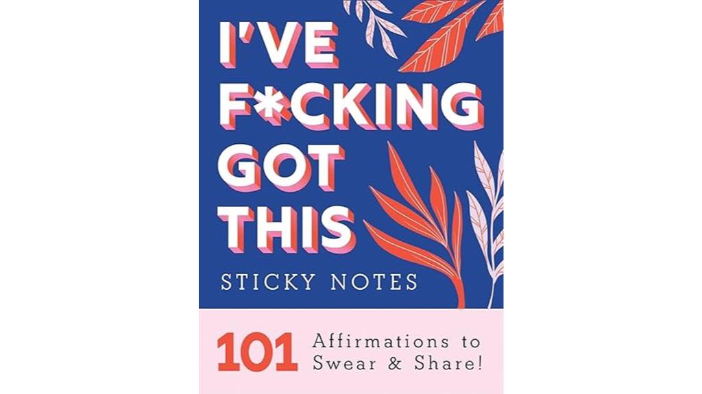 affirmation sticky notes gift