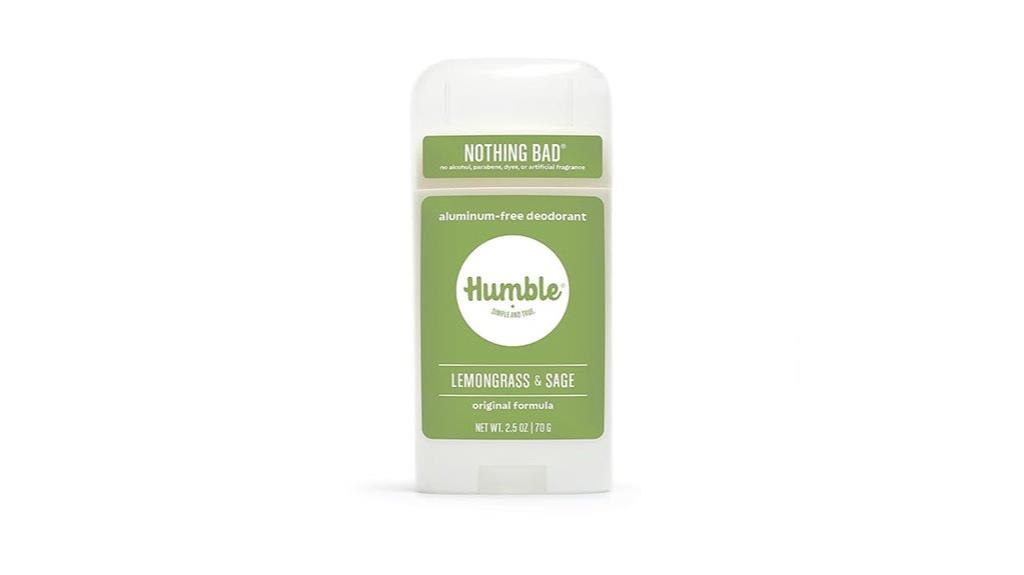 aluminum free lemongrass deodorant