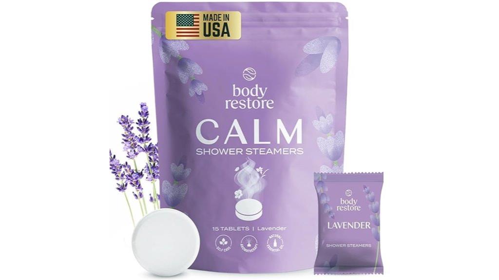 aromatherapy shower steamer pack