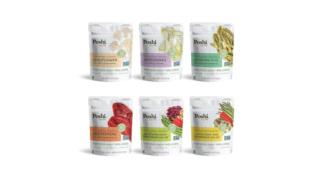 assorted marinated vegetable pack