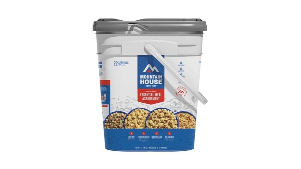 assorted mountain meal bucket