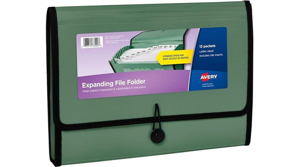avery file folder organizer
