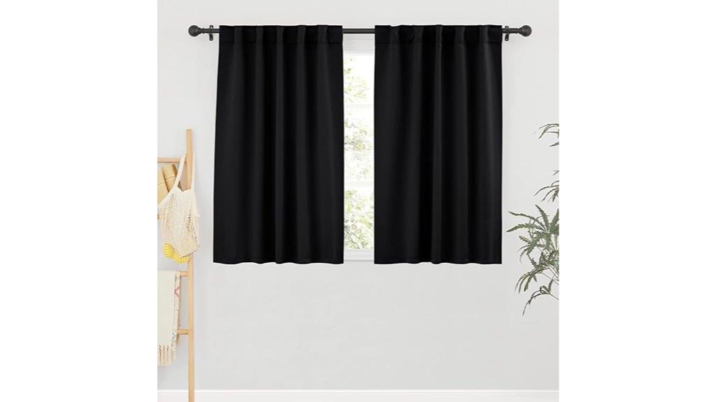 blackout curtains for small windows