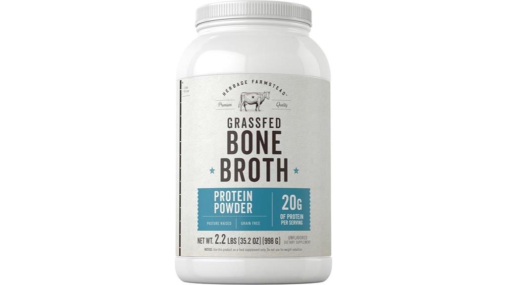 carlyle grass fed bone broth