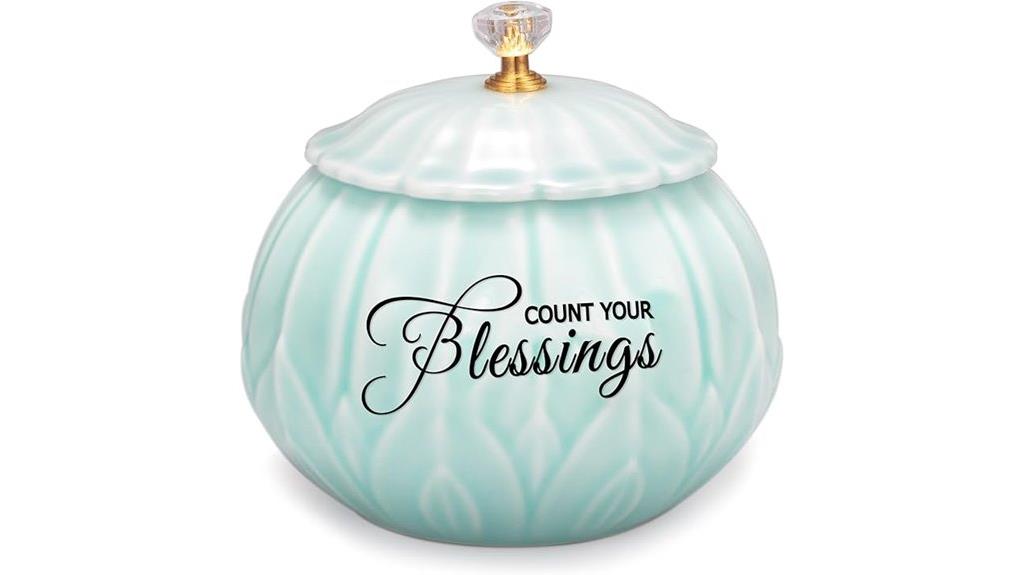 ceramic blessings jar set