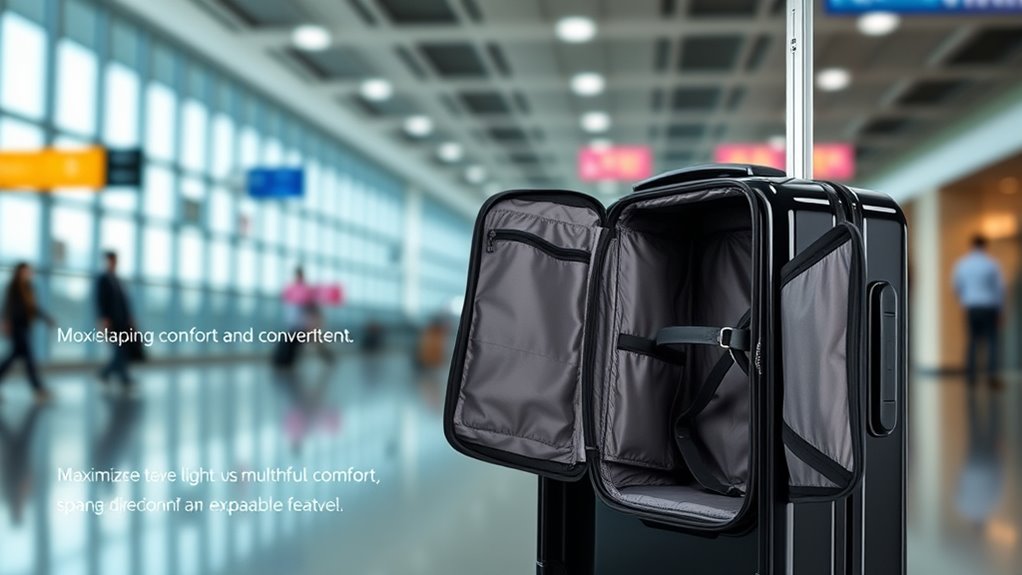 choose durable secure expandable luggage
