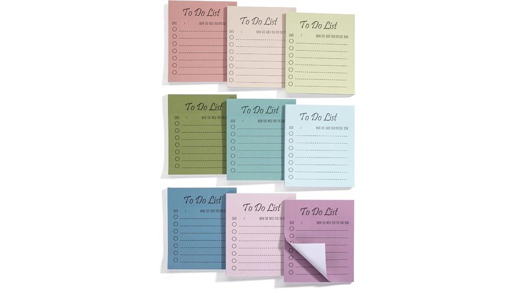 colorful mr pen sticky note pads