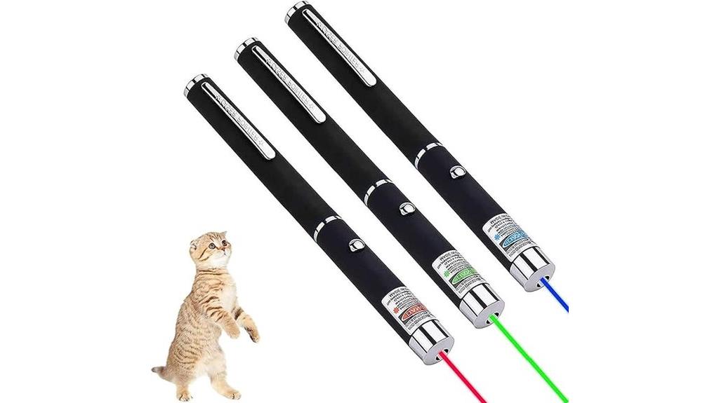 colorful pet pointer toys