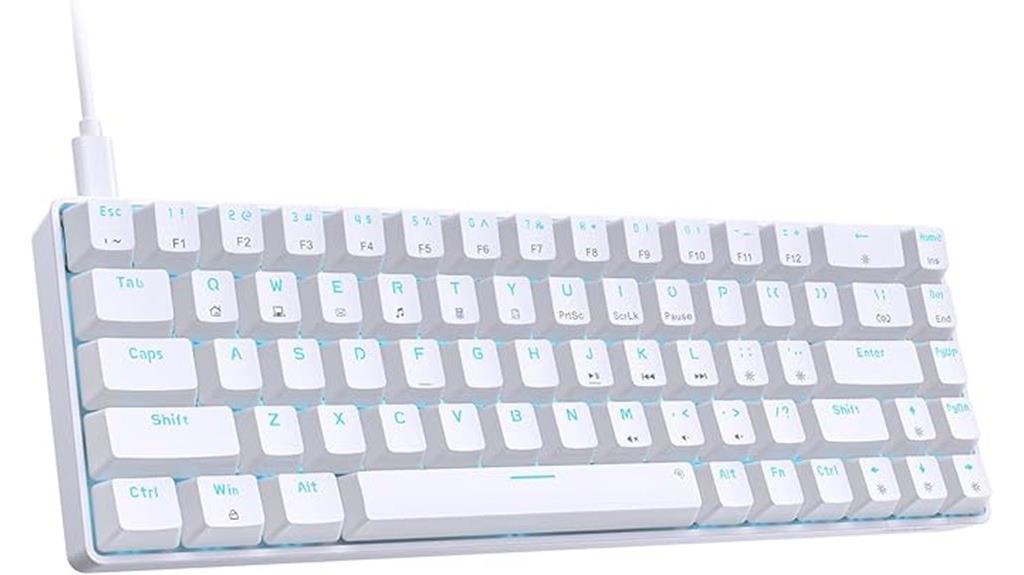 compact gaming mechanical keyboard