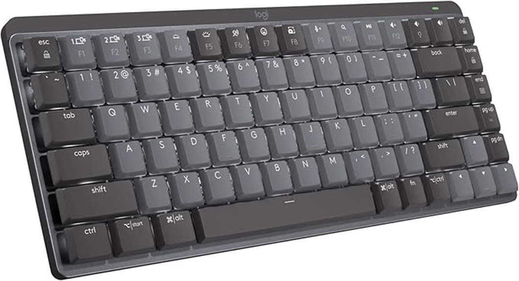 compact wireless mechanical keyboard