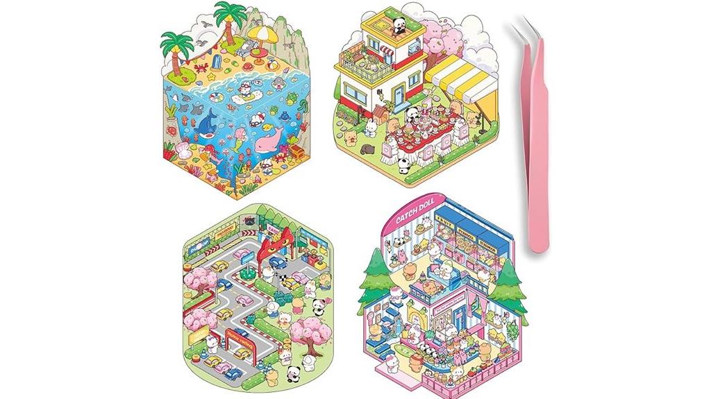 creative 3d sticker craft kit