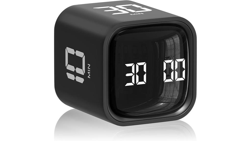 cube shaped desk timer