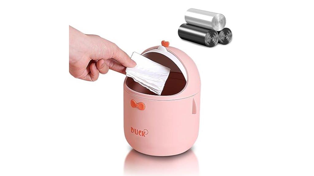 cute small trash can