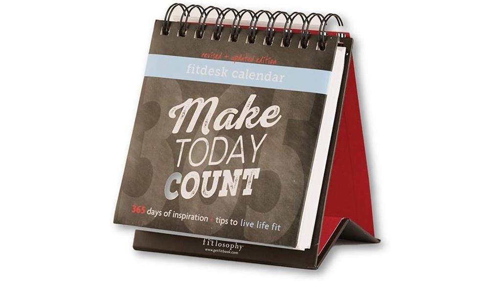 daily motivational desk calendar