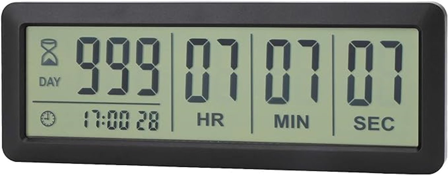 digital countdown timer