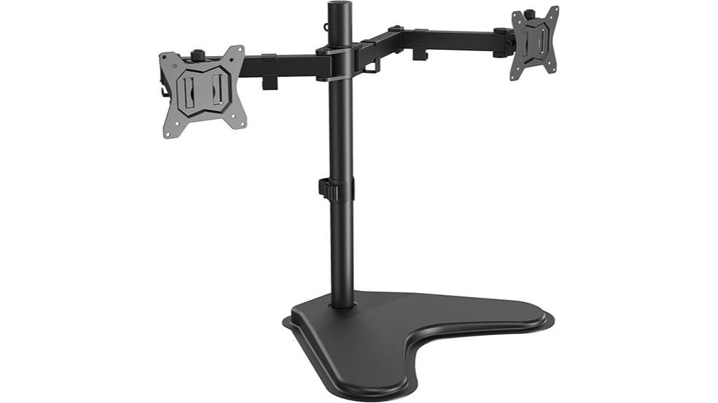 dual 32 inch monitor stand