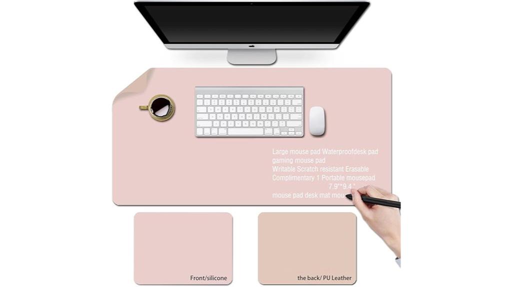 dual sided erasable mouse mat