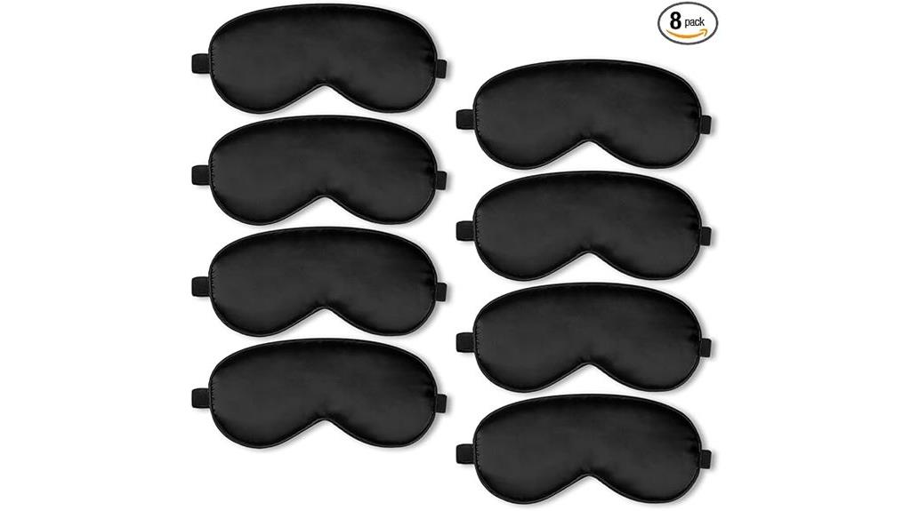 eight silk sleep masks