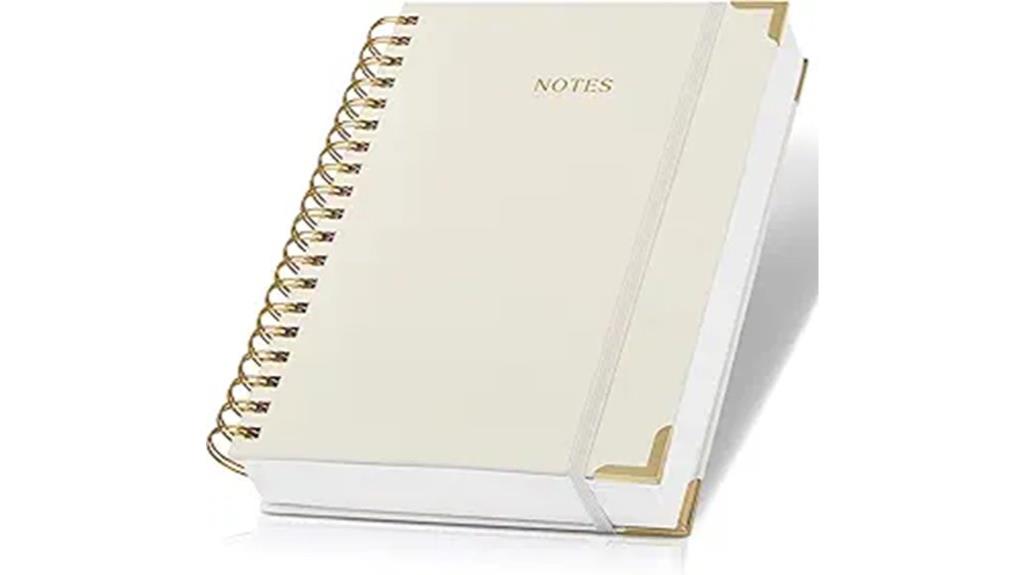 elegant b5 spiral journal