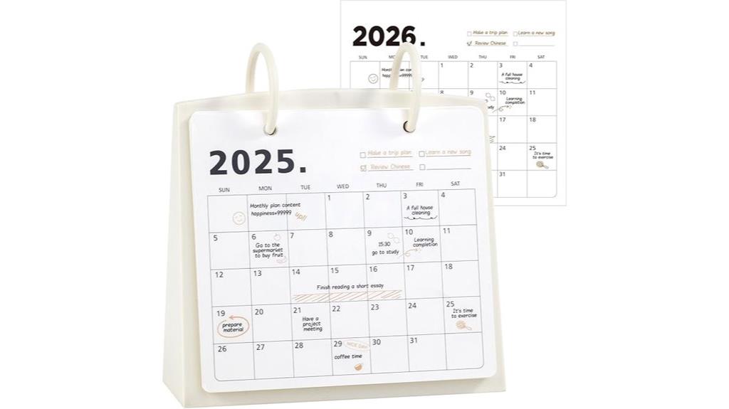 elegant calendar for 2025