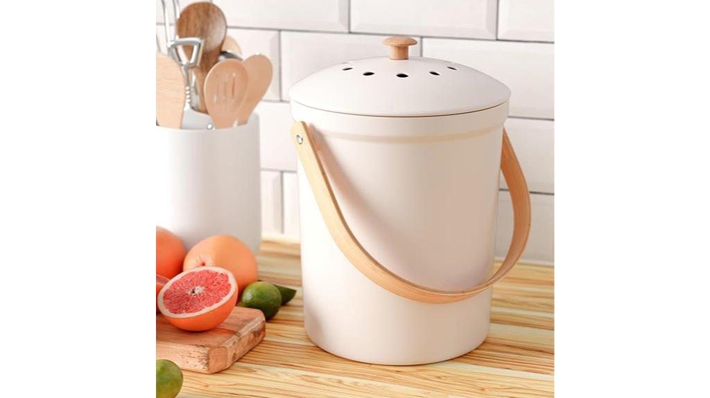 elegant odorless kitchen bin