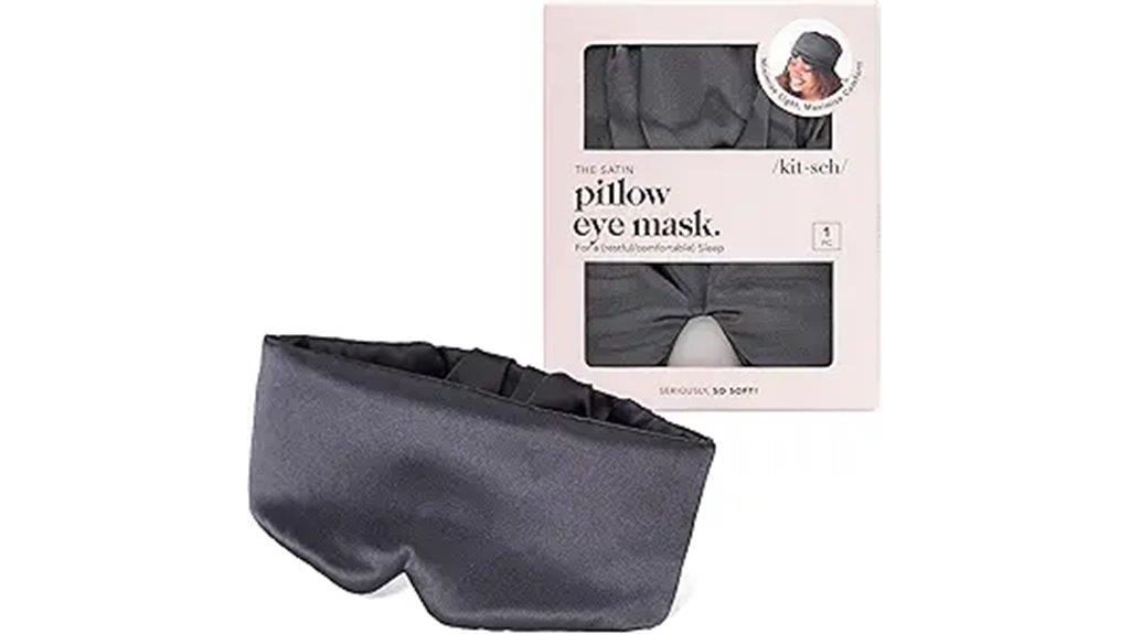 elegant satin sleep mask
