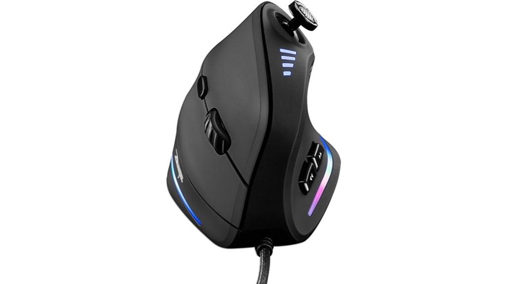 ergonomic gaming mouse features
