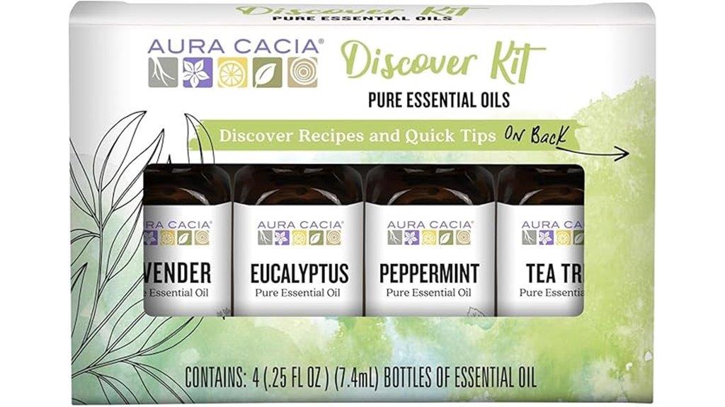 four pack essential oils