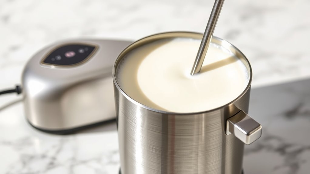 frothing quality and features