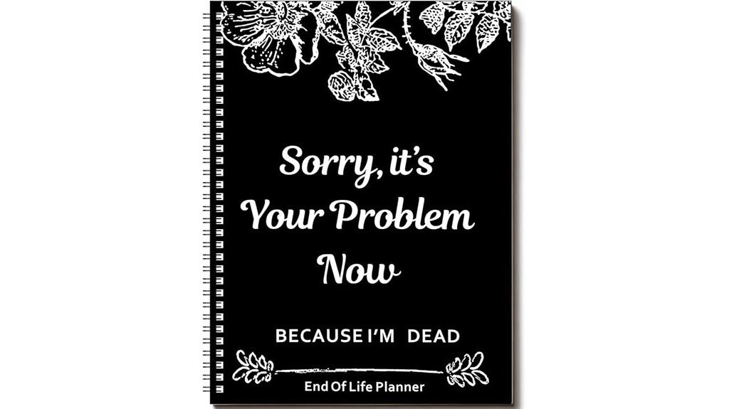 funeral estate planning notebook