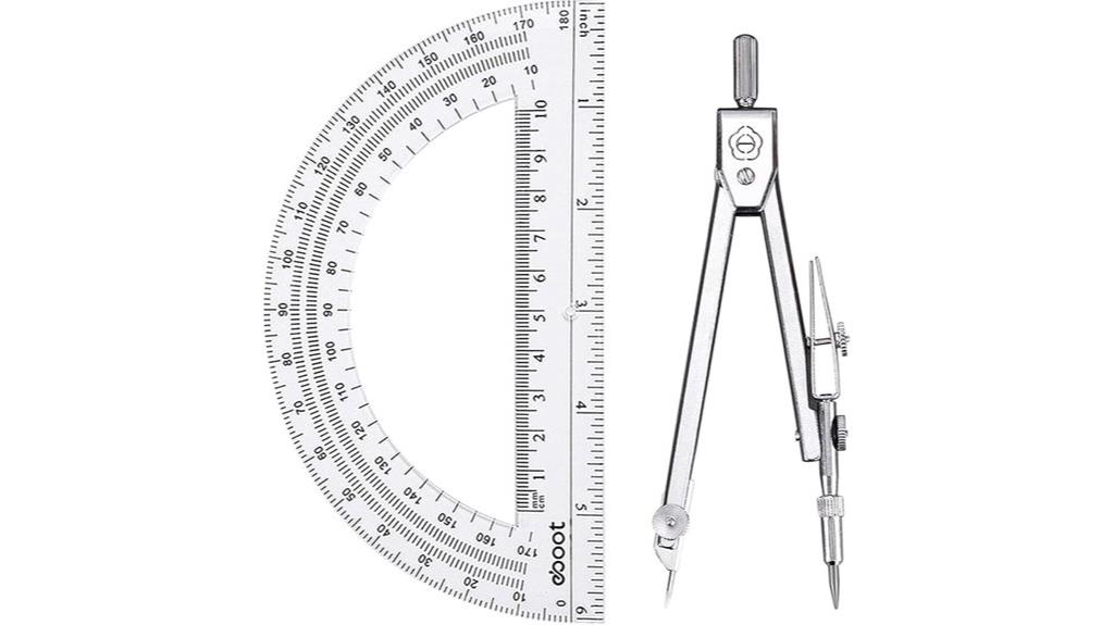 geometry drawing tools set
