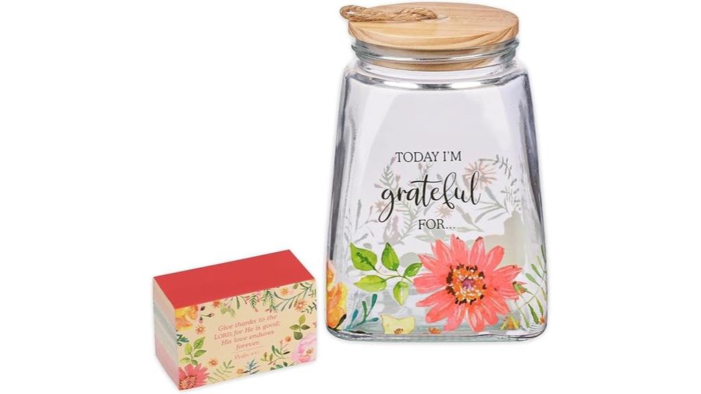 gratitude jar gift set