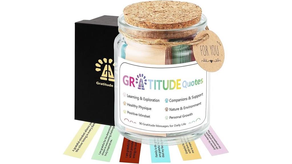 gratitude notes gift jar