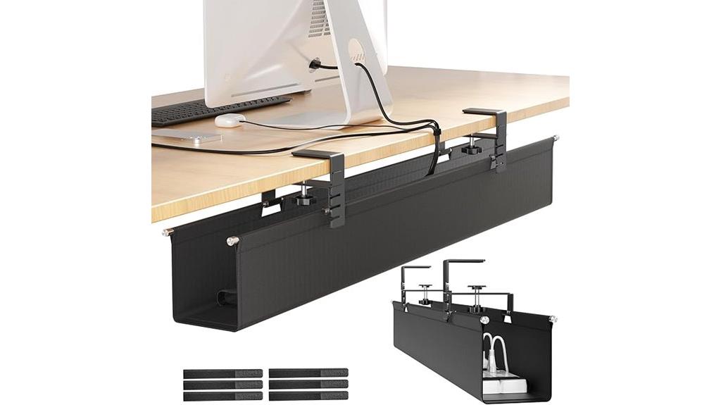 heavy duty desk cable tray