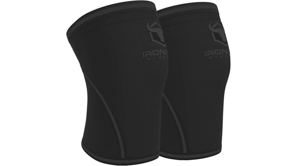 heavy duty powerlifting knee sleeves