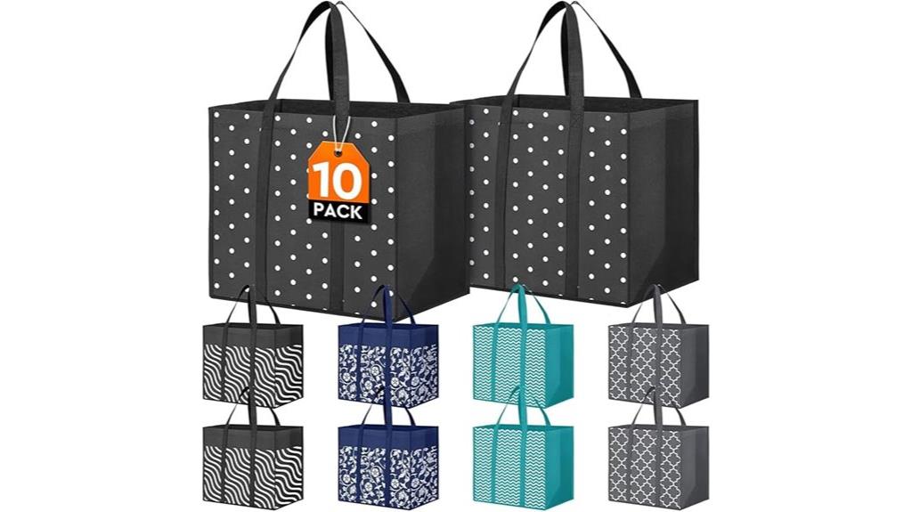 heavy duty waterproof reusable bags